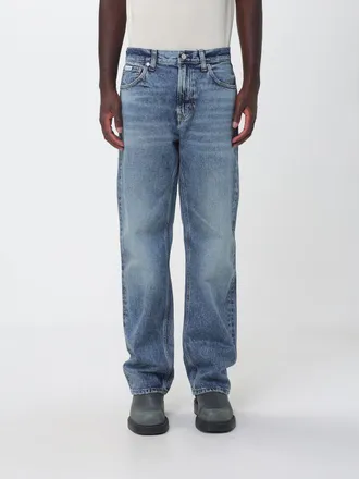 Calvin Klein Jeans Jeans dritti in denim di cotone