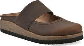 White Mountain Bassi Wedge Mule in Brown Leather at Nordstrom Rack, Size 10