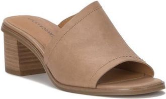 Lucky Brand Lerkie Block Heel Sandal in Latte at Nordstrom, Size 11