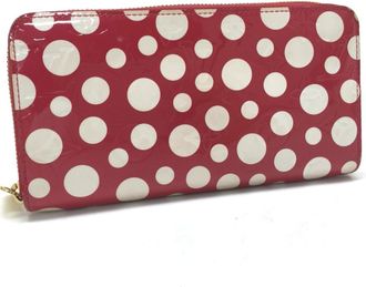 Louis Vuitton Vernis Red Color Rouge Patent Leather Long Wallet (Bi-Fold) (Pre-Owned)