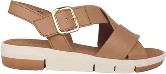 Gabor 24.603.24 Sandaal - Dames - Sandalen - Bruin - 42 EU - Leer - Schoenen
