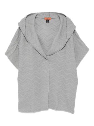 Missoni Cape met capuchon - Grijs