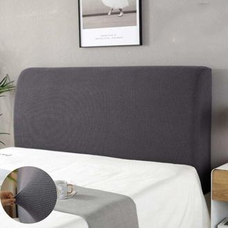 OEM Funda Para Cabecero De Cama, Funda Protectora Para Cabecero, Lavable, Resistente Al Polvo, Paquete Completo, 360&deg;, Gris, 180 Cm. Adecuada Para Cabecer