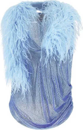 Giuseppe Di Morabito Dames, Tops, Blauw, Maat: S