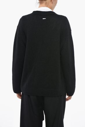 Dsquared2 Cardigan in Alpaca con Bottoni Logati Dsquared2