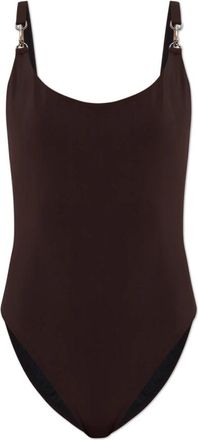 Tory Burch One-Piece Badpak - Dames - Badpakken - Bruin - S - Badmode