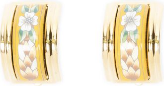 Herm&egrave;s Pre-owned Womens Enamel Clip On Earrings Bracelet - Yellow - One Size