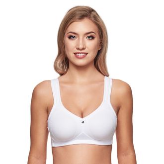 Susa B&uuml;gelloser BH SUSA Capri, Damen, Gr. 90, Cup C, wei&szlig;, Obermaterial: 40% Baumwolle, 30% Elasthan, 30% Polyamid, unifarben, BHs B&uuml;gelloser BH, vorgeform