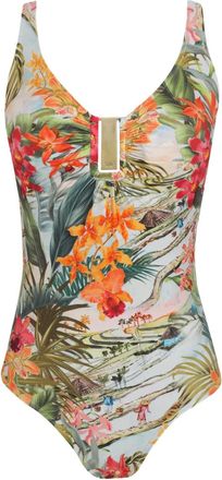 Lygia & Nanny Costume da bagno a fiori - Verde