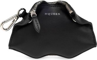 Alexander McQueen Leren Pouch - Dames - Portefeuilles - Zwart - ONE Size - Leer - Accessoires