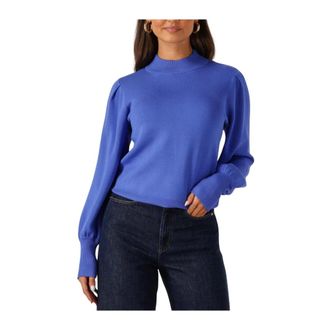 Y.A.S Y.a.s, Dames, Truien, Blauw, Maat: S Wol