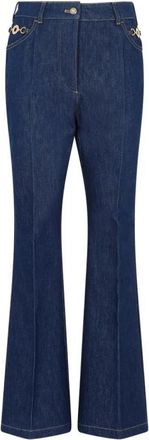 Patou High-Waisted Flared Jeans - Dames - Flared Jeans - Blauw - M - Katoen - Jeans