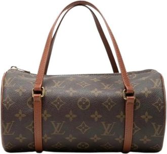 Louis Vuitton Pre-owned Vintage Monogram Handtas - Dames - Vintage Handtas - Bruin - ONE Size - Leer - Vintage