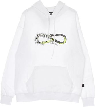 PROPAGANDA Witte Slang Hoodie Heren Stijlvolle Hoodie - Heren - Hoodies - Wit - L - Katoen - Hoodies & sweatvesten