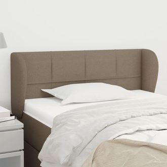 vidaXL Cabecero De Tela Gris Taupe 103x23x78/88 Cm Vidaxl