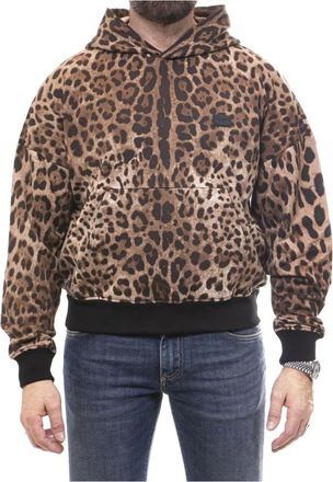 Dolce & Gabbana Hombre, Sudaderas, Marrón, Talla: M