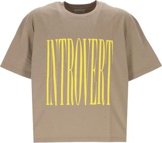 Amish print T-shirt - men - Cotton - S - Neutrals