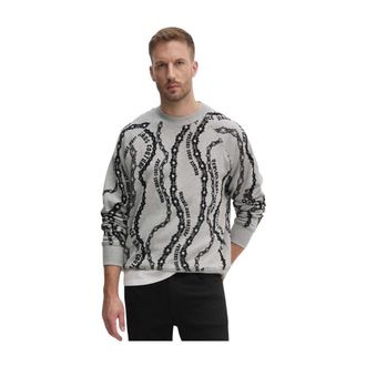 Versace Jeans Couture Uomo, Felpe, Grigio, M, new