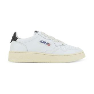 Autry Medalist Low Sneakers - Heren - Schoenen - Wit - Maat: 46 EU Katoen