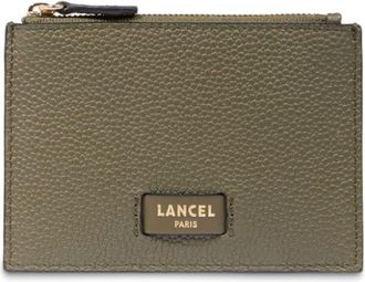 Lancel large Ninon wallet - women - CALFSKIN/Cotton - One Size - Green