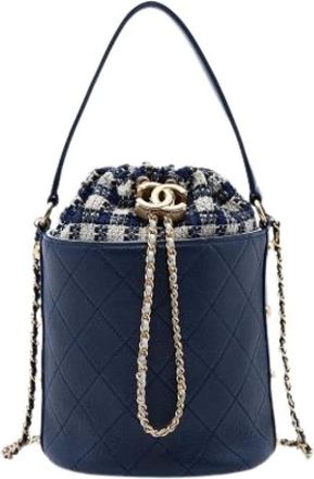 Chanel Pre-owned Vintage Satchel - Pre-owned - Mujer - Azul - ONE SIZE