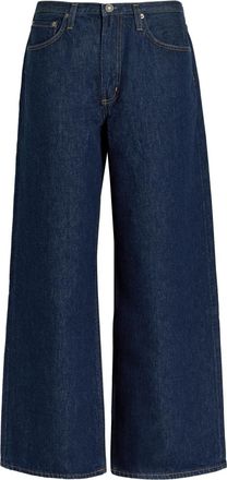 A Gold E Agolde Kiera Wide-leg Jeans - Indigo - 27 (W27 / UK8-10 / S)