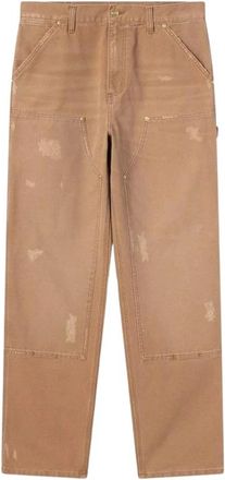 Carhartt Work in Progress Double Knee Pant - Heren - Regular Fit Jeans - Beige - W31 - Katoen - Jeans