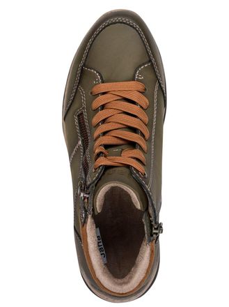 Jana Stiefelette JANA, Damen, Gr. 37, gr&uuml;n (khaki), Lederimitat, Schuhe Stiefelette