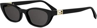 Fendi Zonnebrillen - unisex - Zonnebrillen - Zwart - 54 MM - Accessoires