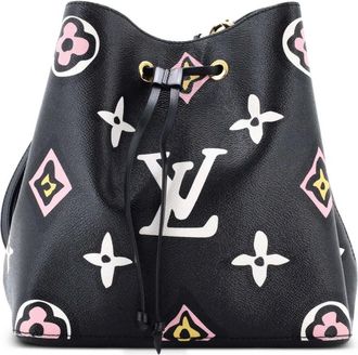 Louis Vuitton NeoNoe Handbag Wild at Heart Monogram Giant MM bucket bag - Nero