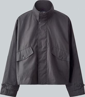 H&M Jacke mit Trichterkragen - Grau