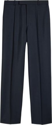 Jil Sander pleated trousers - men - Fabric - 46 - Blue