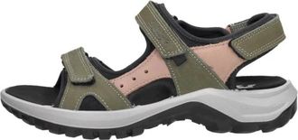 Imac Sandalen Plat - Dames - Sandalen - Groen - 40 EU - Schoenen