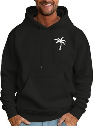 Generic MenS Hoodies & Sweatshirts, Solid Color Coconut Tree Printing Sportswear Non-Zip Hooded Sweatshirts Stretchy Tracksuit Top Long Sleeve Pullover Hoodie