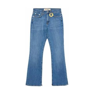 Roy Rogers Zandra Hem Jeans - Dames - Jeans - Blauw - Maat: W28 Katoen