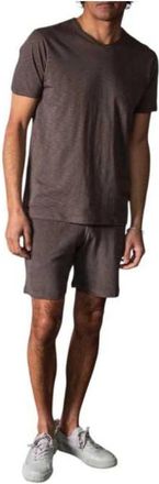 Anonym Apparel Milo T-shirt - Heren - Pyjama - Bruin - XL - Katoen - Nachtkleding