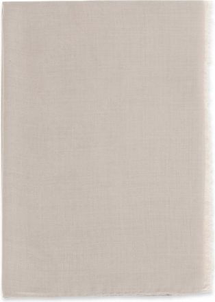 Max Mara Beige Zijde Sjaal