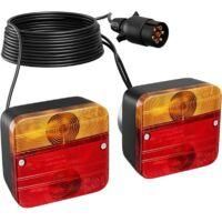 OEM Luces Para Remolque Con Cable De 7 Metros, Luces Traseras De 12 V Y 7 Pines, Con Certificaci&oacute;n E-mark, Aptas Para Coches, Camiones, Autocaravanas, Bar