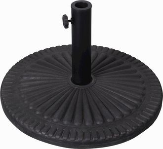 Flash Furniture 19.25 Round Umbrella Base Stand for residential or commercial purposes, Black