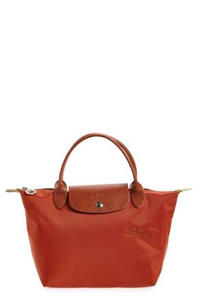 Longchamp Small Le Pliage Original Top Handle Bag in Chesnut at Nordstrom