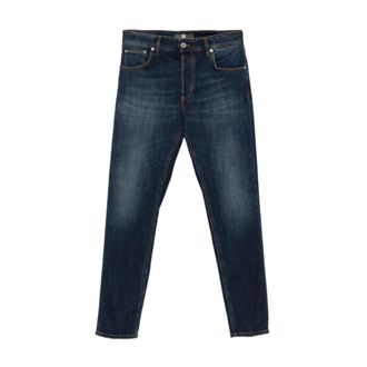 Pantaloni Torino Uomo, Jeans, Blu, W37, new