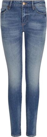 A|X Armani Exchange Super Skinny Jeans - Dames - Skinny Jeans - Blauw - W30 - Katoen - Jeans
