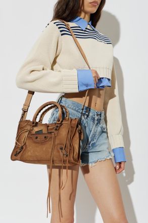 Balenciaga Le City Small Bag, Womens, Brown