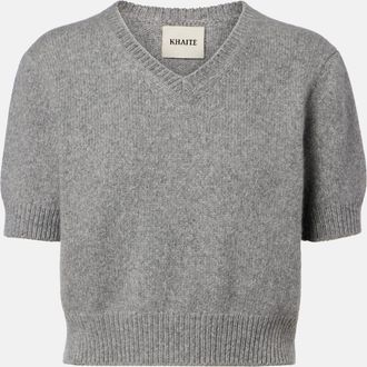 Khaite Top Jas in cashmere