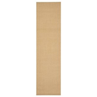 Berkfield Home Rug Natural Sisal 66x250 cm in Light Tan | Size: 100 cm diameter