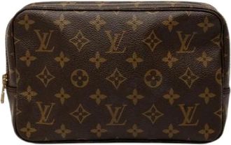 Louis Vuitton Pre-owned Clutches, female, Brown, Size: ONE SIZE Pre-owned Trousse Toilette