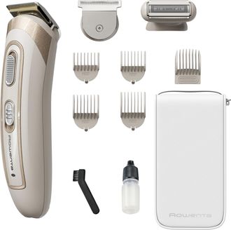 Rowenta Tn9154f0 Cortadora De Pelo Y Maquinilla Beige, Blanco 6 N&iacute;quel-metal Hidruro (nimh)