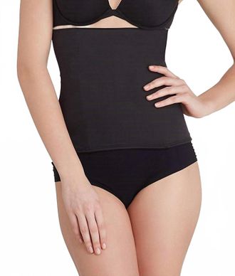 TC Fine Intimates Sleek Shaping Step In Waist Cincher In Black
