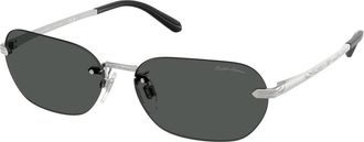 Ralph Lauren Zonnebril - Dames - Zonnebrillen - Grijs - 59 MM - Accessoires