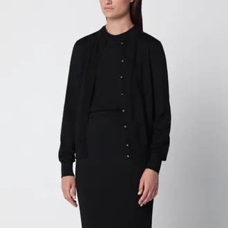 Dolce & Gabbana Black cashmere and silk cardigan